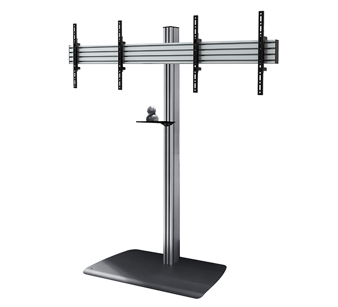 B-Tech BTF844 Universal Twin Screen VC Stand For Medium Sized Screens ...